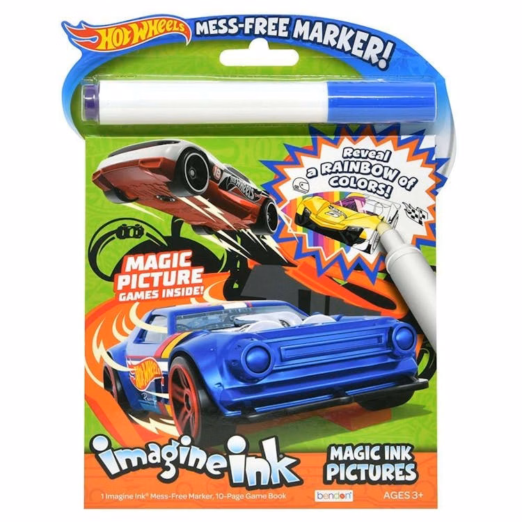 Hot Wheels Imagine Ink Game Books