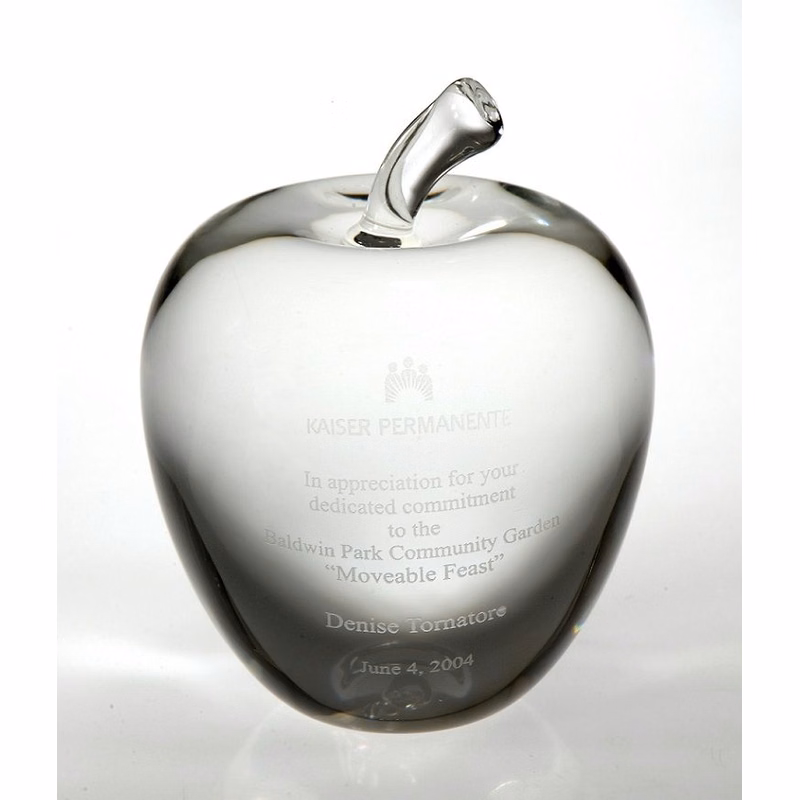 3"Diameter Crystal Apple