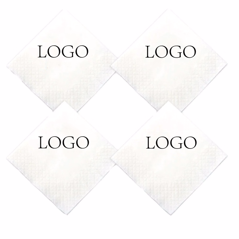 Square napkin can print logo