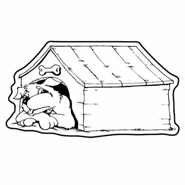 Magnet - Dog House - Full Color