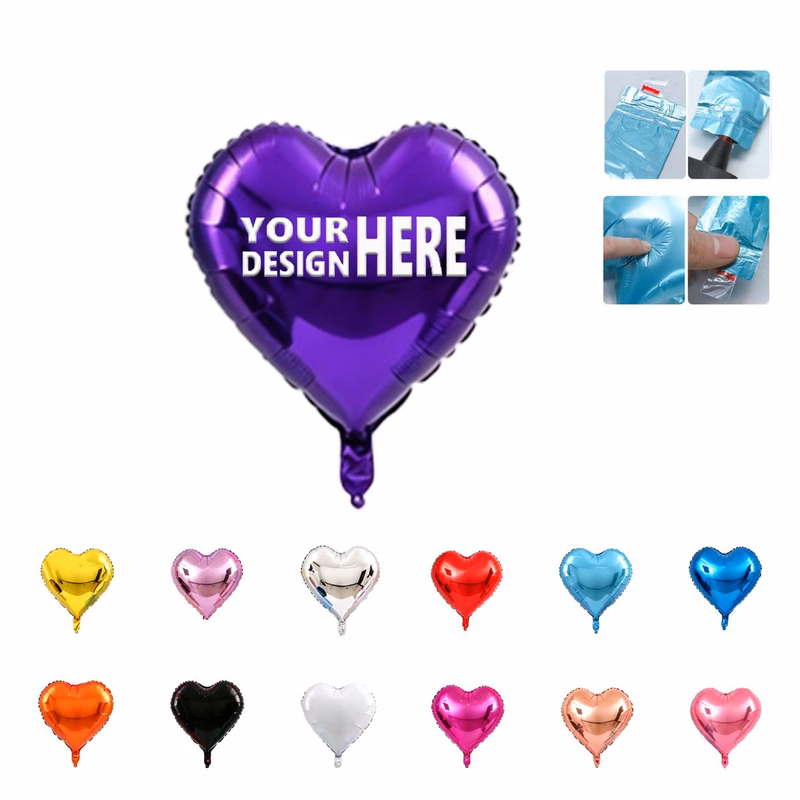 18 inch heart foil balloons
