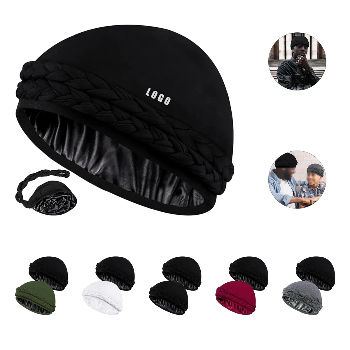 Satin Lined Turban 1