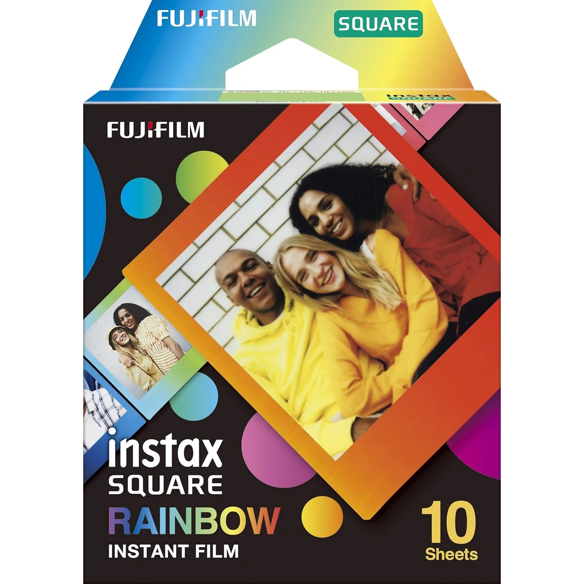 Fujifilm Instax Square Rainbow Film - 10 Exposures 1