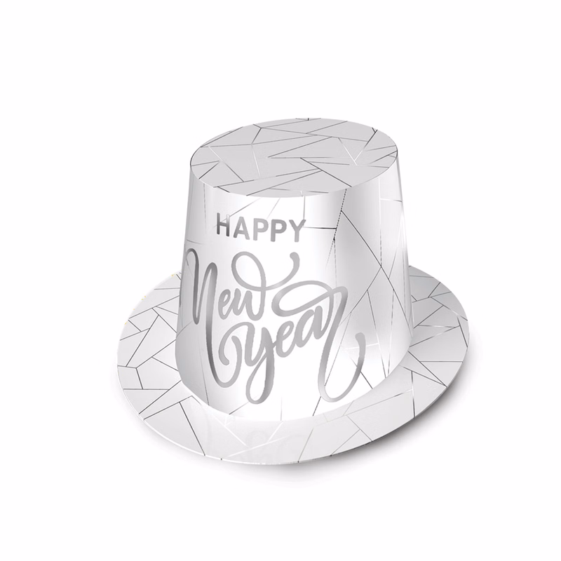 White New Year Silver Hi-Hat
