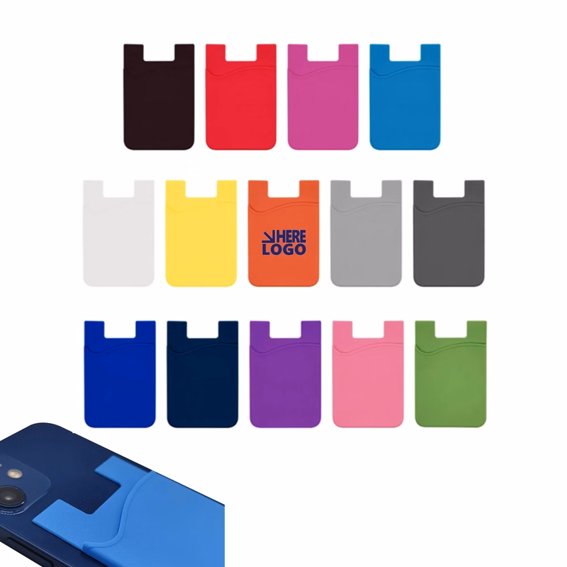 Phone Card Holder Silicone Stick