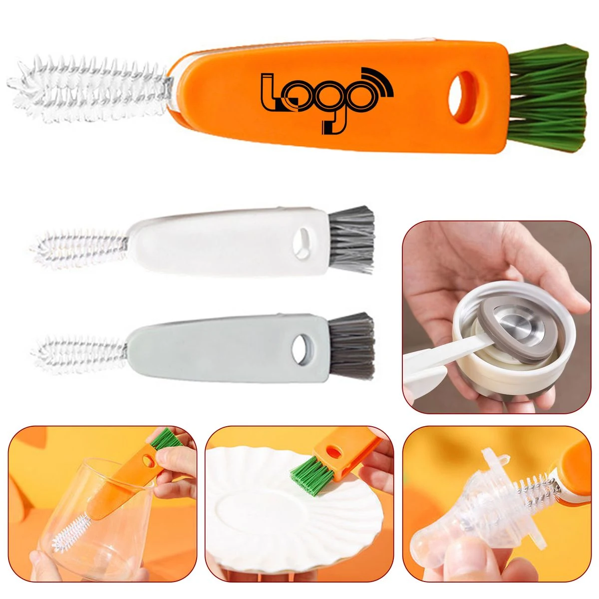MOQ 50 3-in-1 Cup Lid Brush 1