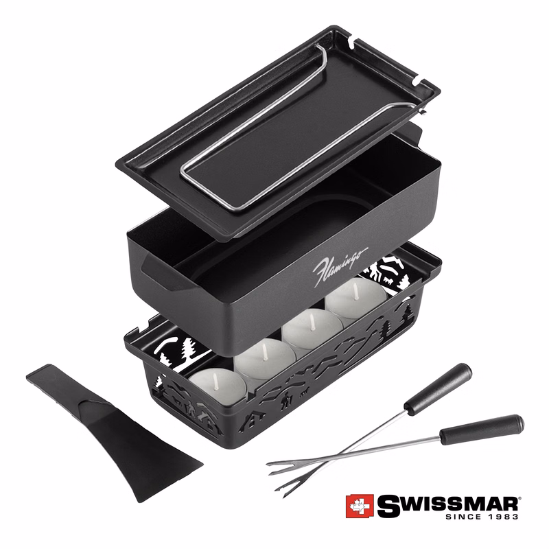 Swissmar® Tandem Candle Fondue & Raclette Set