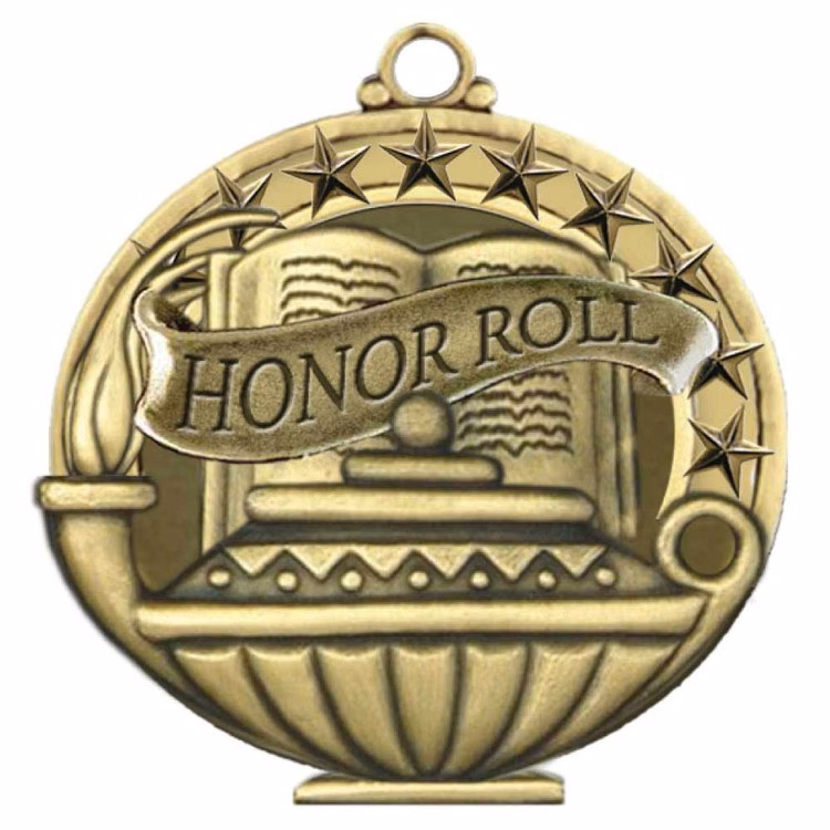 Honor Roll Academic Performance Medallion (2")