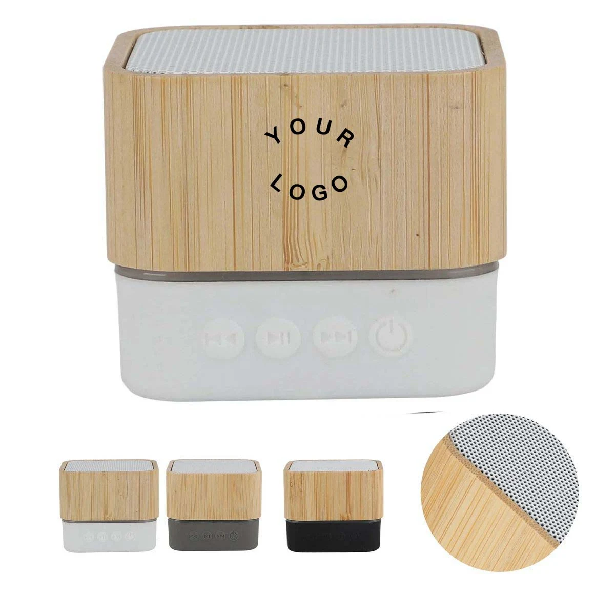 Bamboo Bluetooth Speaker with Stereo Sound 1