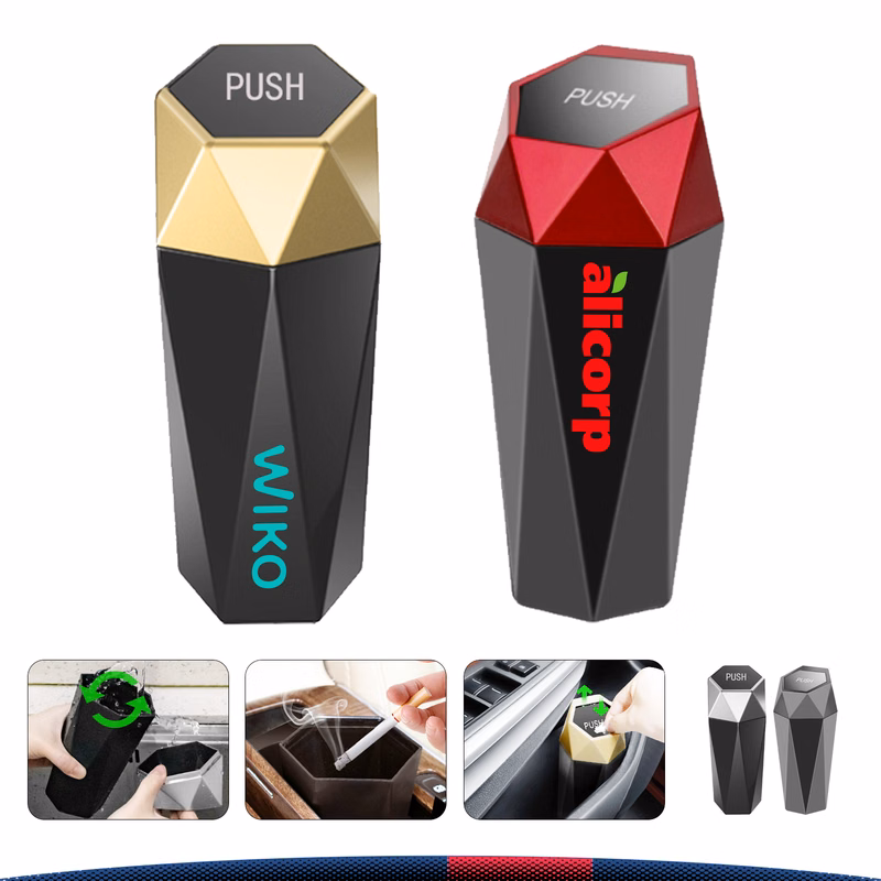 Diamond Trash Can