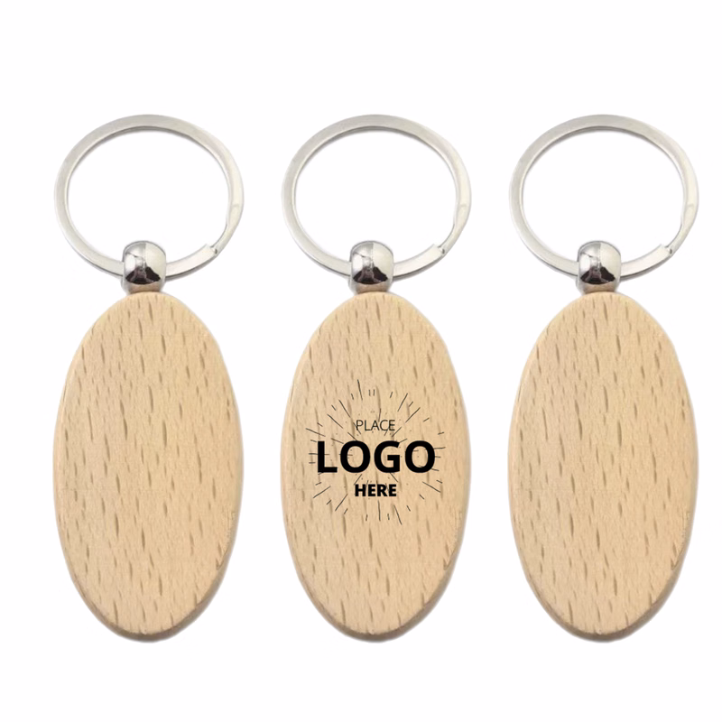 Oval Wooden Key Holder