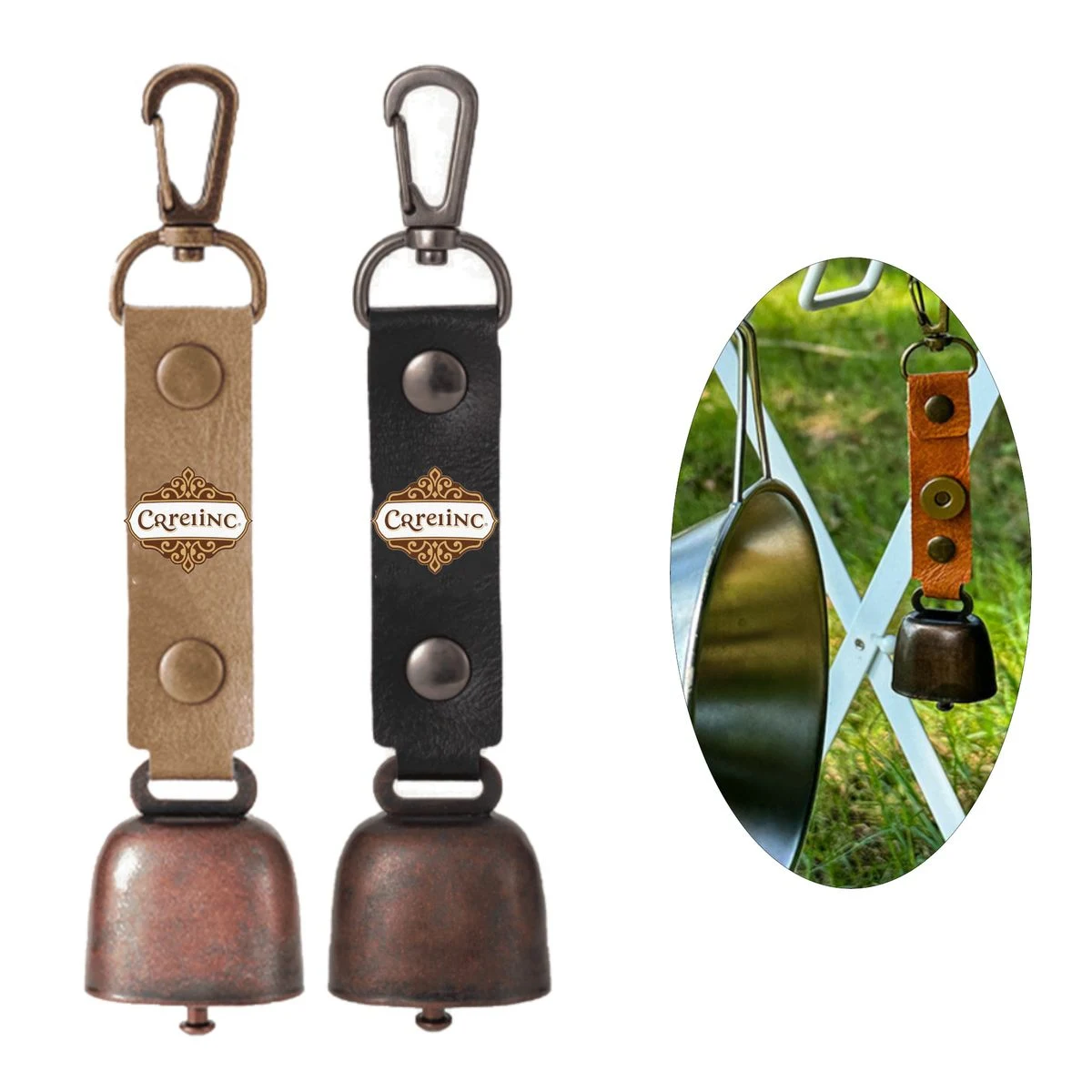 Outdoor Bear Repellent Bell Keychain 1
