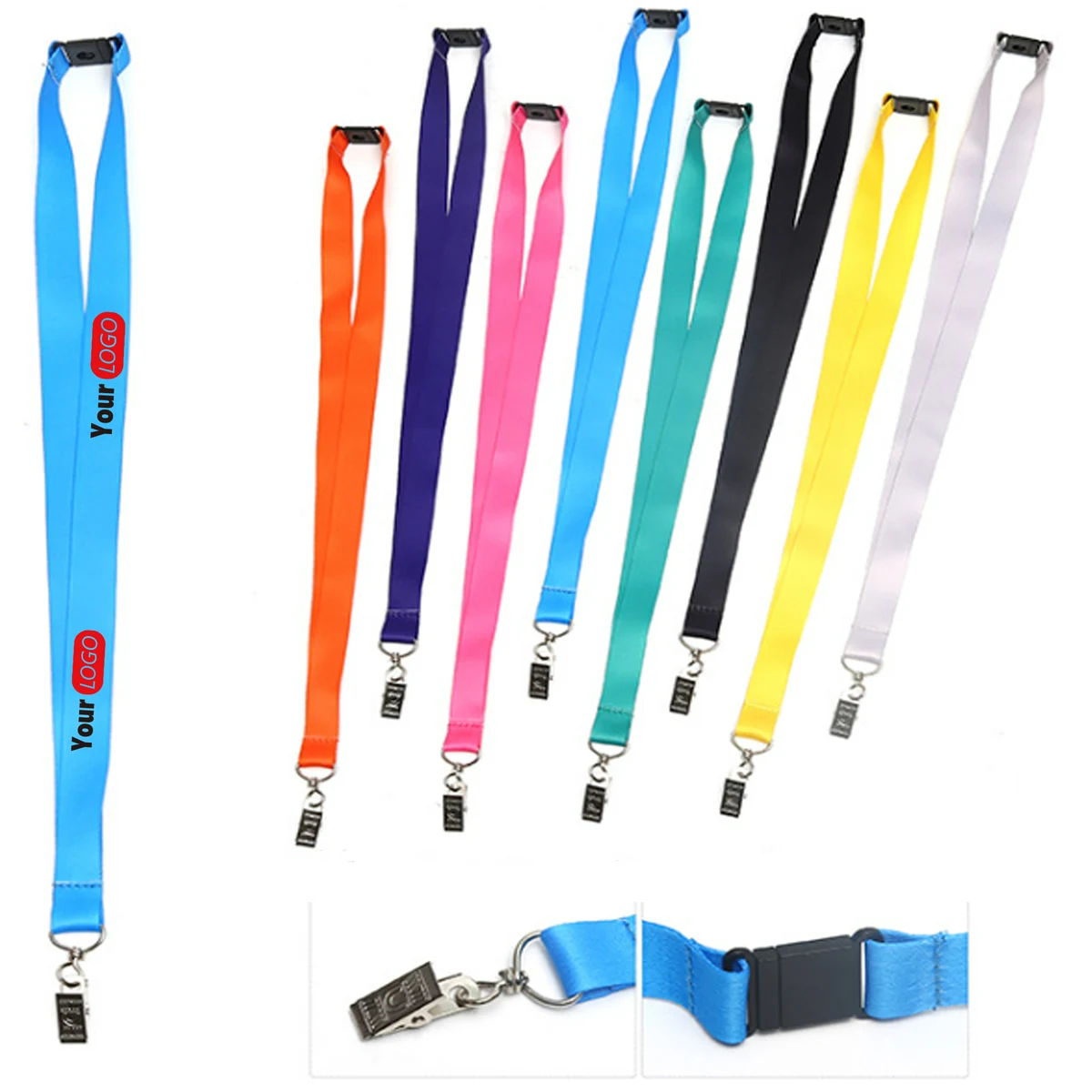 Safety Breakaway Full Color Lanyards Made of Polyester 1