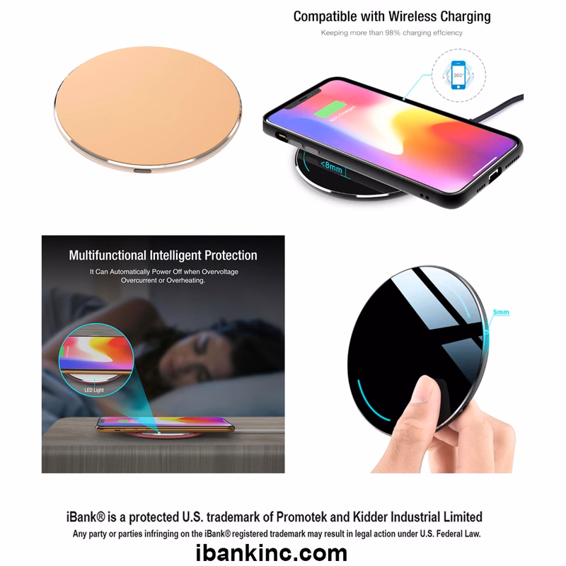 iBank ® Wireless Charger, 15W Charging Pad for iPhone and Galaxy Phones