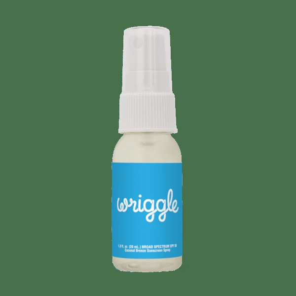 Custom 1 oz SPF 50 Sunscreen in Clear Spray Bottle 1