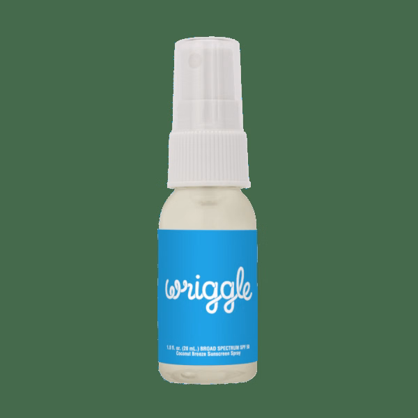 Custom 1 oz SPF 50 Sunscreen in Clear Spray Bottle