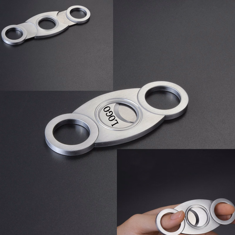 Silver Cigar Scissors Guillotine