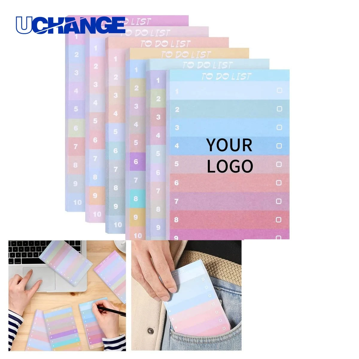 Colorful Note Pads Desk Notepad Set 1
