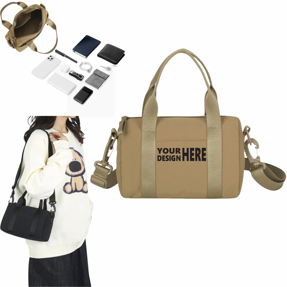 Nylon Women's Casual Shoulder Bag 1