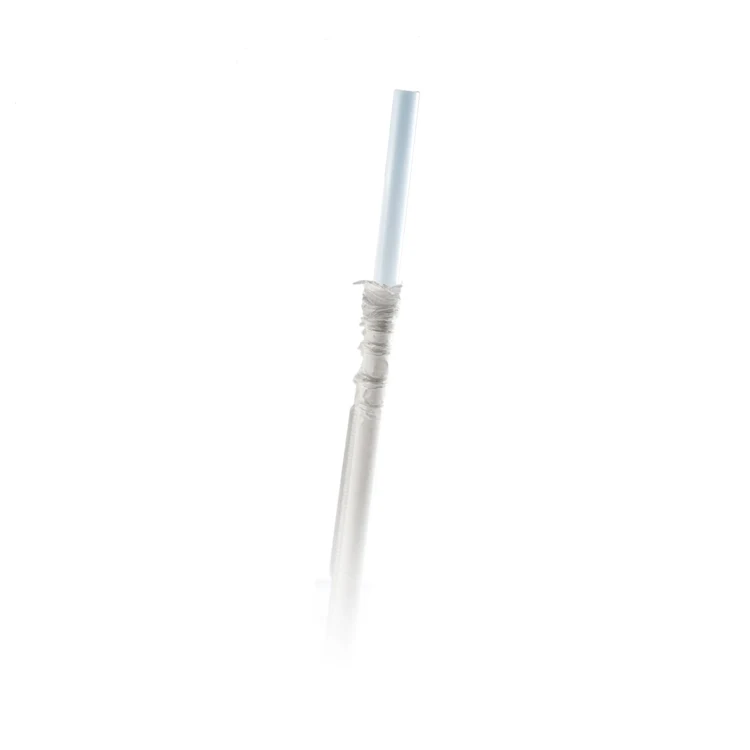 7.750" Disposable Plastic Straw Clear 1