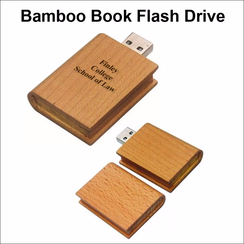 Bamboo Book Flash Drive / USB - 64 GB