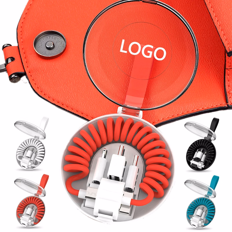 Round Spring Charger Cable