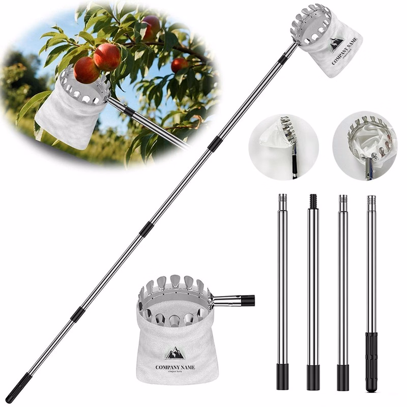 5.3' Fruit Picker Tool with Stainless Steel Pole