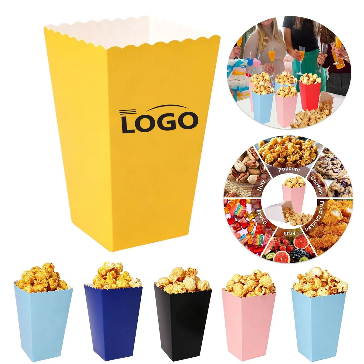 MOQ 10 Custom Popcorn Bucket 1