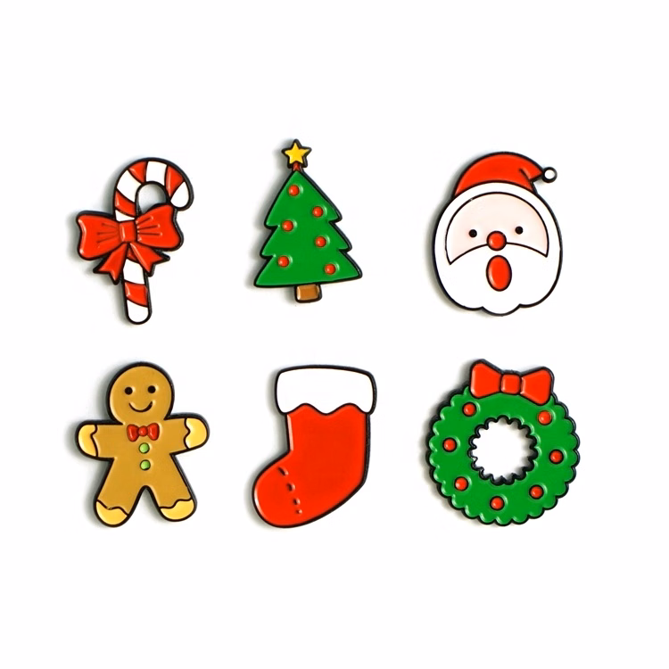 Christmas Lapel Pin Soft Enamel