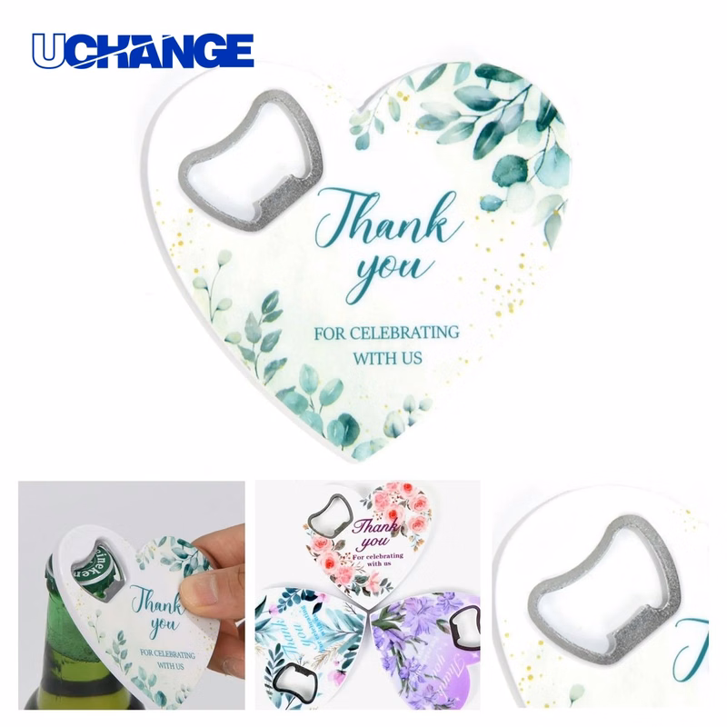 Bottle Opener Tool Heart-Shaped Plastic for Beer
