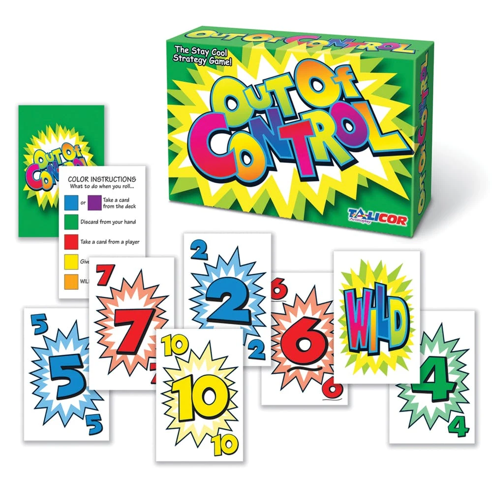 Out of Control Card Games - Ages 8+ 24 Games 1
