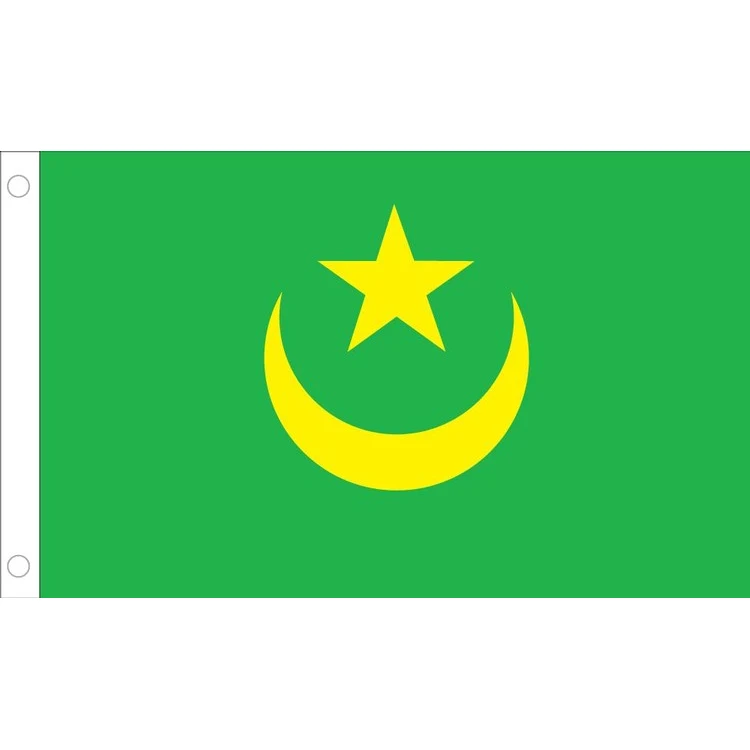 Mauritania Flag - 3' x 5' - Nylon 1