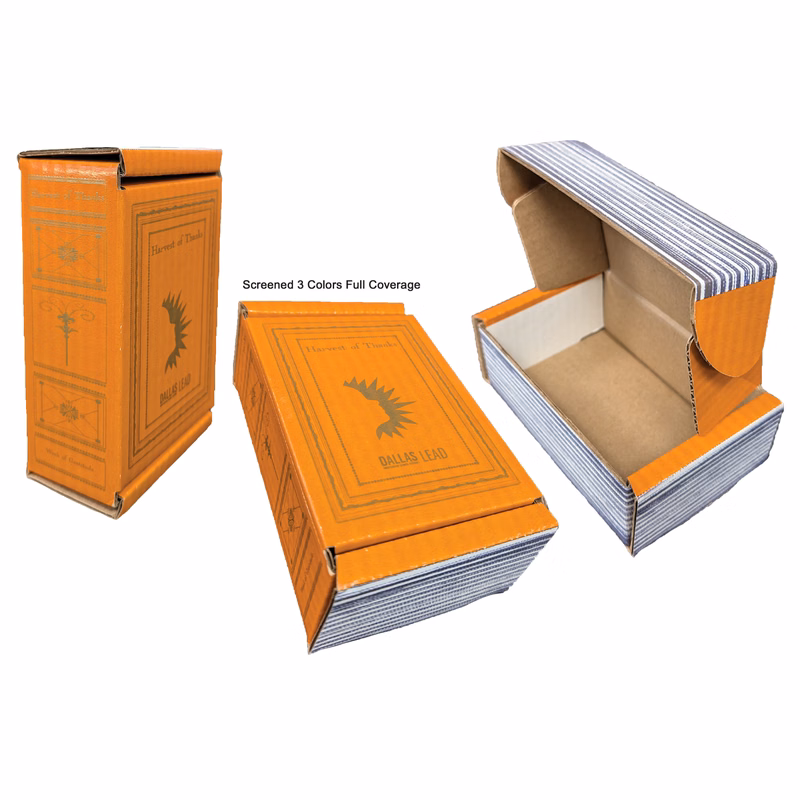 5" x 3 1/2" x 2" - B-Flute Outside Tuck Box