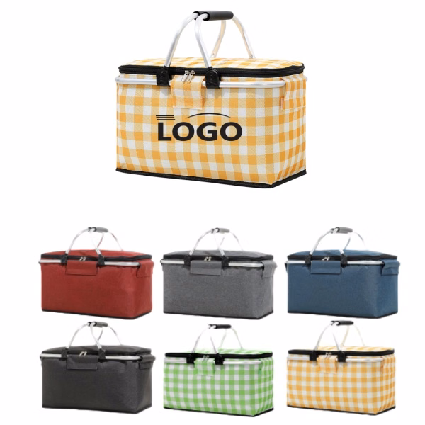 Foldable Insulated Picnic Basket