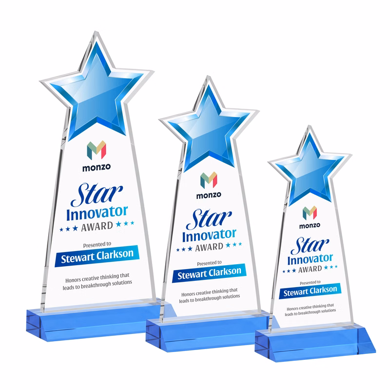 Starlite VividPrint™ Award - Sky Blue