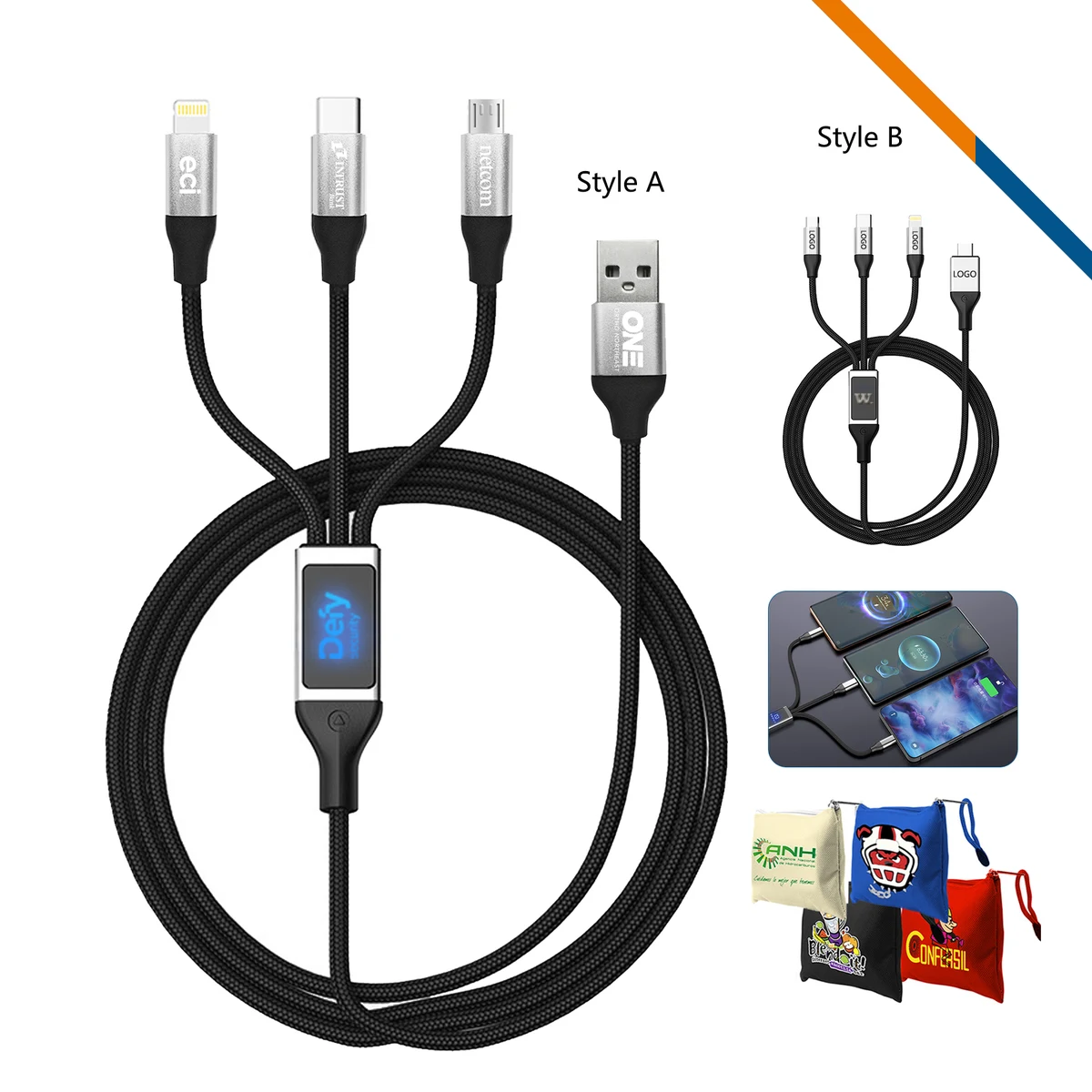Lutea 3in1 Charging Cable 1