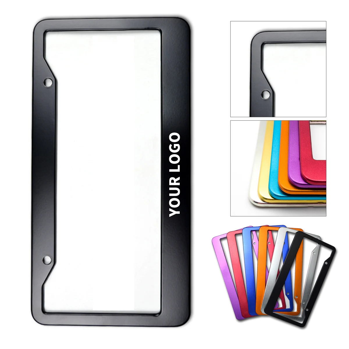 Aluminum Alloy License Plate Frame Retaining Clip 1