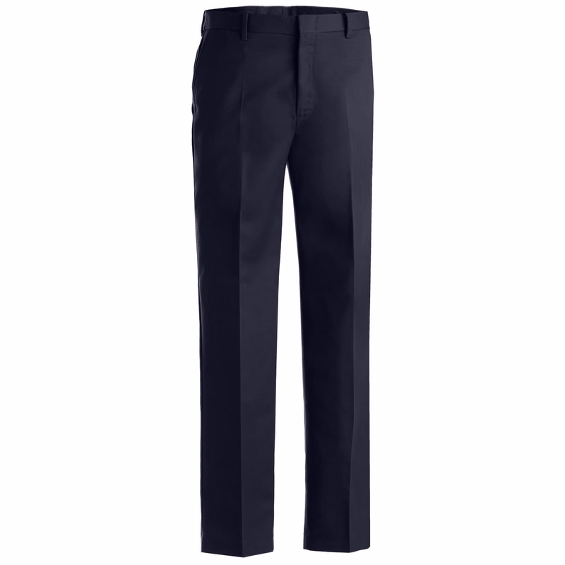 Mens Business Casual Flat Front Chino Pant