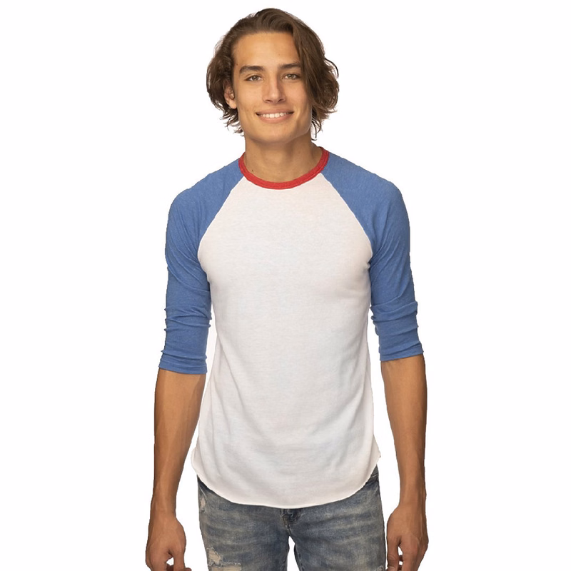Unisex Americana Raglan Baseball Shirt