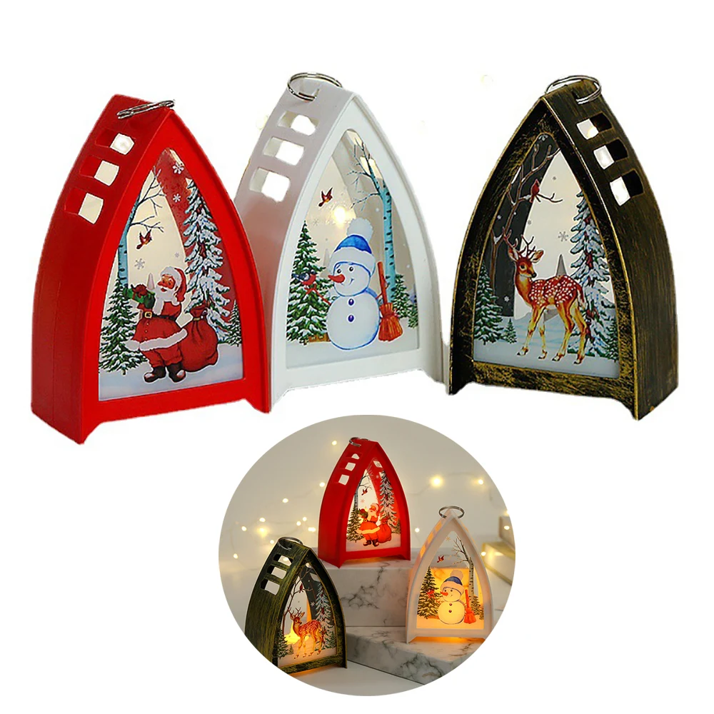 Christmas Halloween Storm Lantern LED Electronic Candle 1