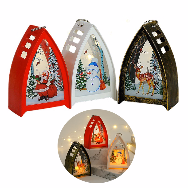 Christmas Halloween Storm Lantern LED Electronic Candle