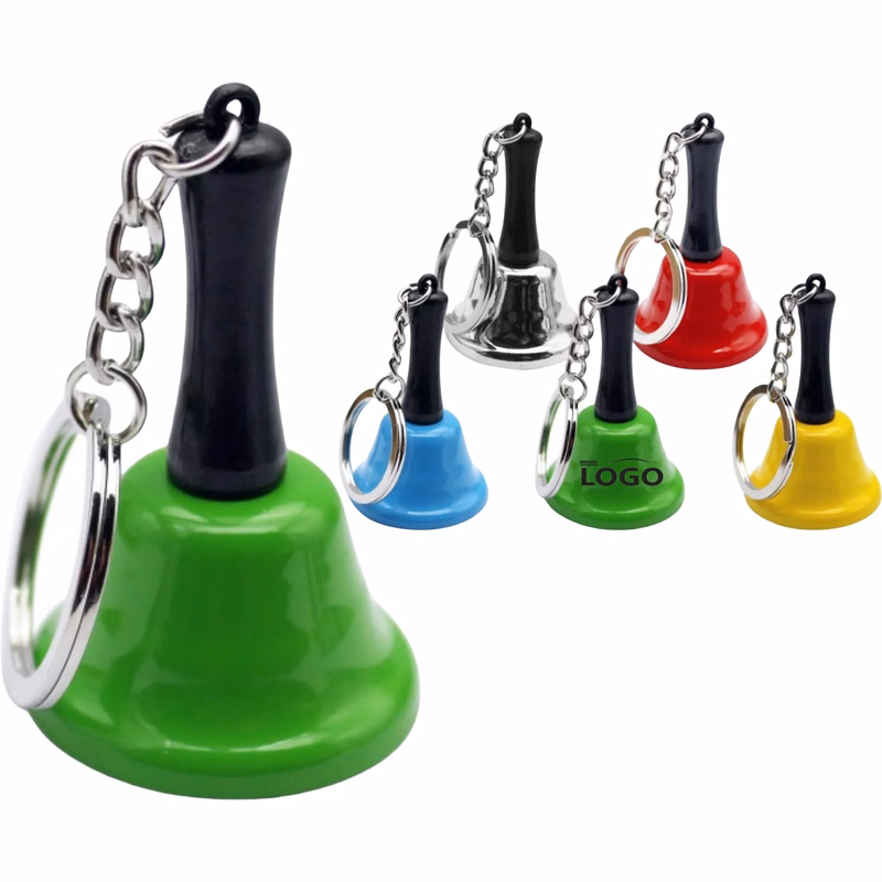 Mini Metal Dinner Bell Keychain MOQ20