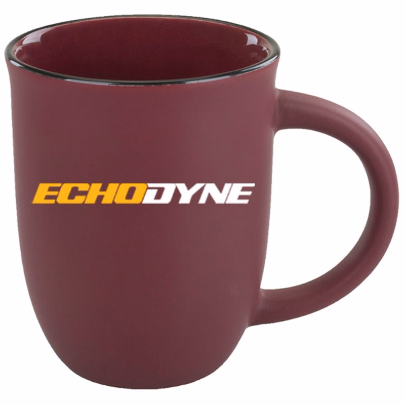 14 oz Salem II - Burgundy Matte Satin Custom Mug