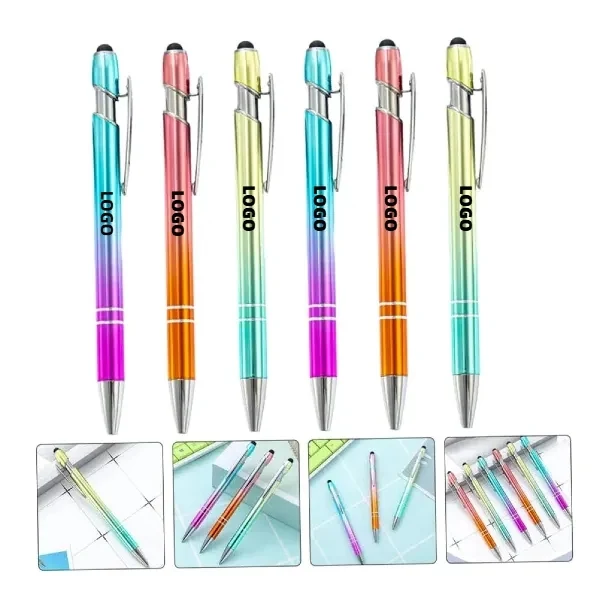 Multicolor Ombre Metal Pen & Stylus 1