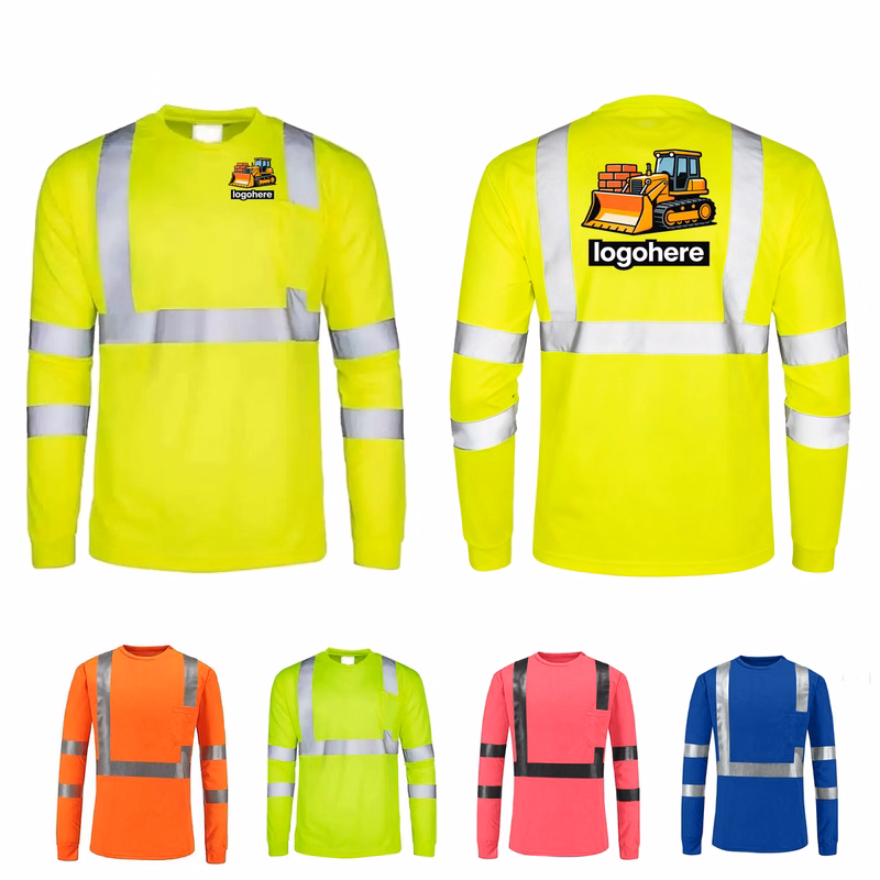 Fluorescent Hi Vis Long Sleeve Shirt