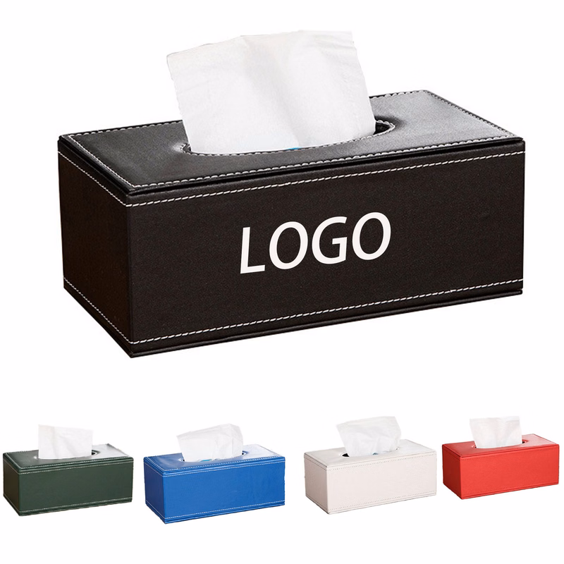Leather Tissue Box Holder