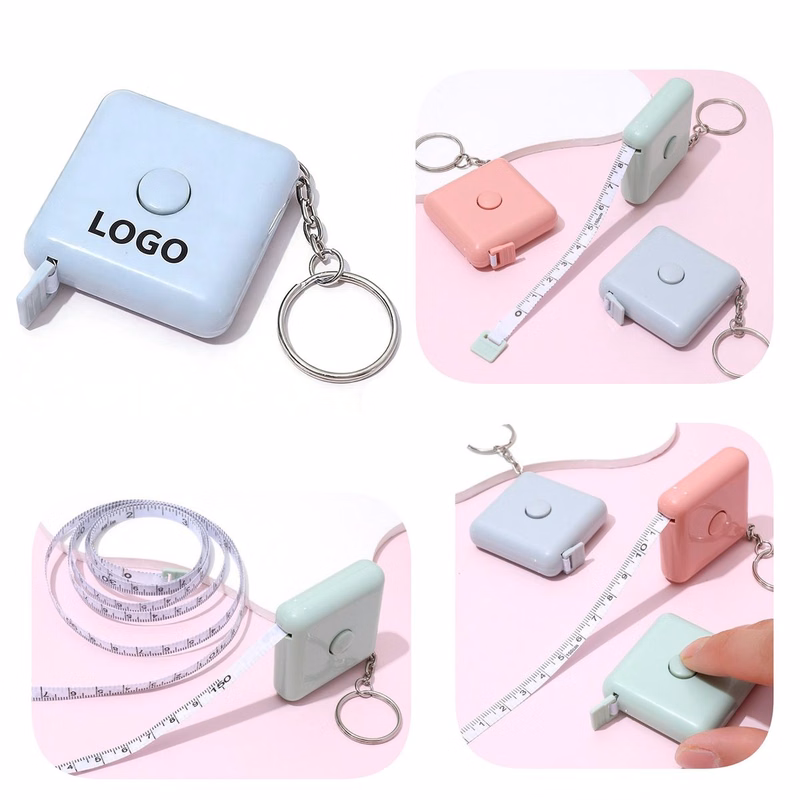 Compact Soft Tape Measure with Keychain