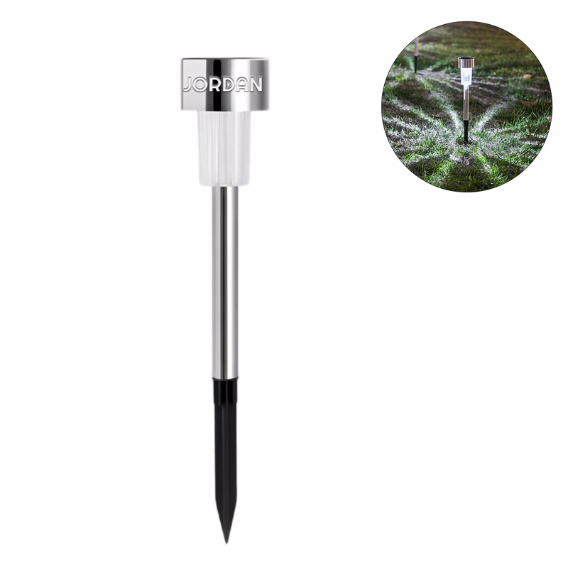 Stainless Steel Solar-Powered Garden Lights