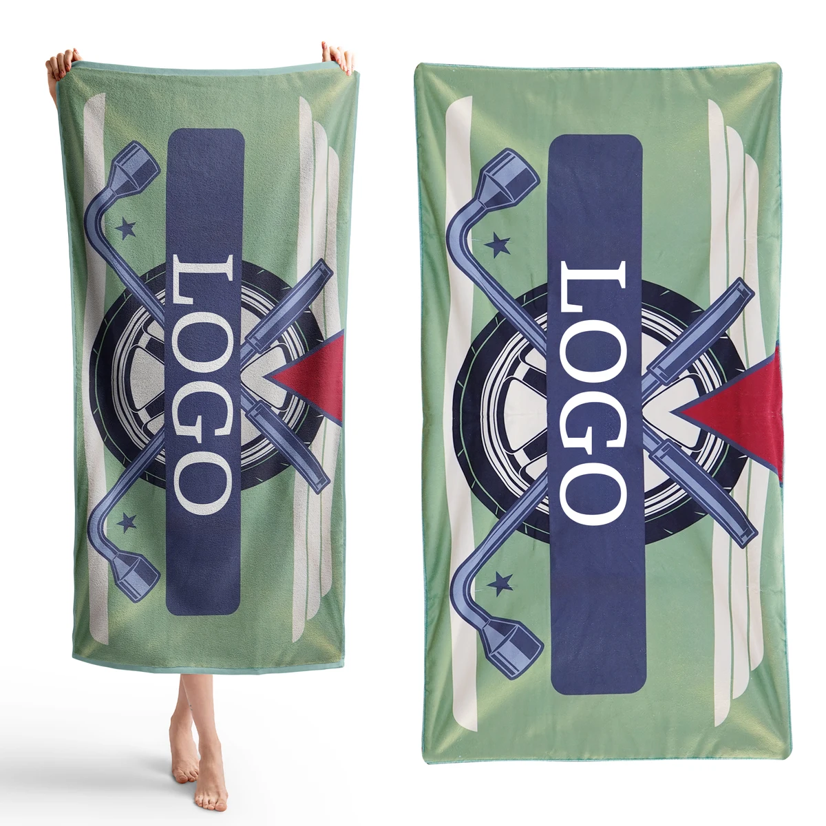 Custom Microfiber Beach Towel MOQ 50 1