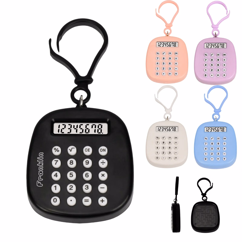 Mini Keychain Calculator with Maze Game